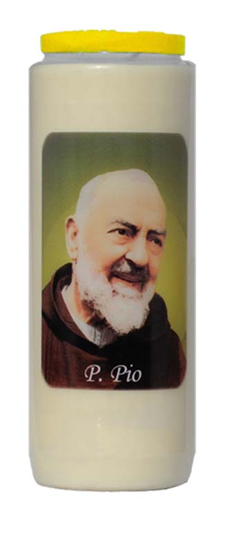 bougie de neuvaine Père Pio